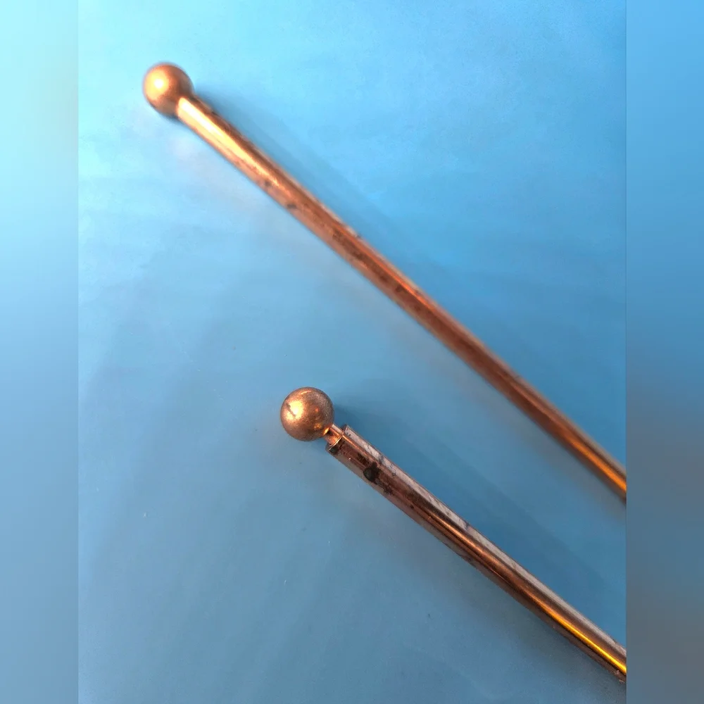 Pair Of Copper Dowsing Rods In Original Box And Packaging - Picture 3 of 4